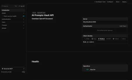 AI Prompts Vault API thumbnail